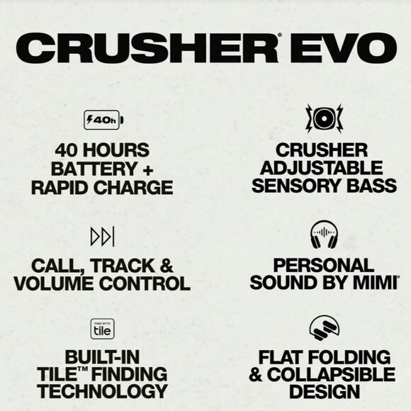 Skullcandy Crusher Evo Headphones - Picture 5 of 6